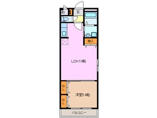 カレン橘の物件間取画像